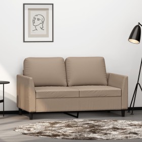 Sofá de 2 plazas de cuero sintético color capuchino 120 cm by vidaXL, Sofas - Ref: Foro24-359332, Price: 201,19 €, Discount: %