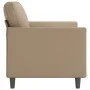Sofá de 2 plazas de cuero sintético color capuchino 120 cm by vidaXL, Sofas - Ref: Foro24-359332, Price: 198,57 €, Discount: %