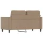Sofá de 2 plazas de cuero sintético color capuchino 120 cm by vidaXL, Sofas - Ref: Foro24-359332, Price: 198,57 €, Discount: %