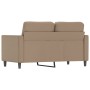 Zweisitzer-Sofa aus synthetischem Capuccino-Farbe Leder, 120 cm. von vidaXL, Sofas - Ref: Foro24-359332, Preis: 201,19 €, Rab...