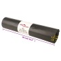 Schwarze Müllsäcke, 250 Stück, 120 l von vidaXL, Müllsäcke - Ref: Foro24-155340, Preis: 58,33 €, Rabatt: %