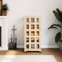 Massiver Kiefernholz-Holzstapelwagen mit Rädern 40x49x110 cm. von vidaXL, Brennholztaschen und -halter - Ref: Foro24-832327, ...