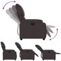 Dunkelbraunes Stoff-Sessel mit Liegefunktion von vidaXL, Sessel - Ref: Foro24-373415, Preis: 193,16 €, Rabatt: %