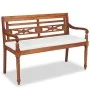 Set de muebles de jardín 4 pzas y cojines madera maciza de teca de vidaXL, Conjuntos de jardín - Ref: Foro24-43055, Precio: 4...