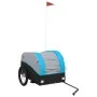 Remolque para bicicleta hierro negro y azul 45 kg de vidaXL, Remolques para bicicletas - Ref: Foro24-94135, Precio: 84,83 €, ...