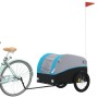 Fahrradanhänger aus schwarzem und blauem Eisen, 45 kg. von vidaXL, Fahrradanhänger - Ref: Foro24-94135, Preis: 86,37 €, Rabat...