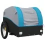 Remolque para bicicleta hierro negro y azul 45 kg de vidaXL, Remolques para bicicletas - Ref: Foro24-94135, Precio: 84,83 €, ...