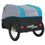 Remolque para bicicleta hierro negro y azul 45 kg de vidaXL, Remolques para bicicletas - Ref: Foro24-94135, Precio: 84,83 €, ...