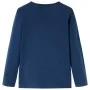 Kinder Langarmshirt in Marineblau, Größe 92. von vidaXL, Kinder-T-Shirts - Ref: Foro24-13619, Preis: 8,85 €, Rabatt: %