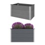 Graues WPC-Blumenbeet 100x50x54 cm von vidaXL, Töpfe und Pflanzgefäße - Ref: Foro24-43603, Preis: 198,27 €, Rabatt: %