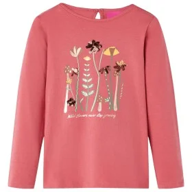 Langärmeliges Kinder-T-Shirt in verwaschenem Rosa, Größe 104. von vidaXL, Kinder-T-Shirts - Ref: Foro24-13610, Preis: 10,56 €...