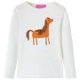 Camiseta infantil de manga larga color crudo 104 de vidaXL, Camisetas para niños - Ref: Foro24-13625, Precio: 8,85 €, Descuen...