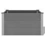 Graues WPC-Blumenbeet 100x50x54 cm von vidaXL, Töpfe und Pflanzgefäße - Ref: Foro24-43603, Preis: 197,70 €, Rabatt: %