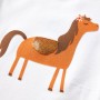 Kinder Langarmshirt in Naturfarben Größe 104 von vidaXL, Kinder-T-Shirts - Ref: Foro24-13625, Preis: 8,94 €, Rabatt: %