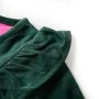 Blusa infantil con volantes verde oscuro 128 de vidaXL, Camisetas para niños - Ref: Foro24-15109, Precio: 9,68 €, Descuento: %