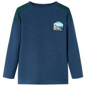 Sudadera infantil azul marino 104 by vidaXL, Kids T-shirts - Ref: Foro24-13470, Price: 11,43 €, Discount: %