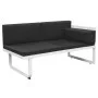4-piece garden furniture set and black aluminum cushions by vidaXL, Garden sets - Ref: Foro24-42815, Price: 370,95 €, Discoun...