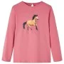 Camiseta infantil de manga larga rosa envejecido 128 by vidaXL, Kids T-shirts - Ref: Foro24-14022, Price: 12,84 €, Discount: %