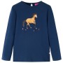 Kinder Langarmshirt in Marineblau, Größe 92. von vidaXL, Kinder-T-Shirts - Ref: Foro24-14029, Preis: 9,08 €, Rabatt: %