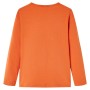 Kinder langärmliges T-Shirt in geröstetem Orange, Größe 92. von vidaXL, Kinder-T-Shirts - Ref: Foro24-14209, Preis: 9,00 €, R...