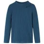 Langärmeliges Kinder-T-Shirt aus elastischem dunkelblauem Strickstoff, Größe 92. von vidaXL, Kinder-T-Shirts - Ref: Foro24-13...