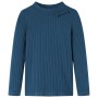 Langärmeliges Kinder-T-Shirt aus elastischem dunkelblauem Strickstoff, Größe 92. von vidaXL, Kinder-T-Shirts - Ref: Foro24-13...