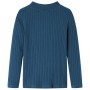 Langärmeliges Kinder-T-Shirt aus elastischem dunkelblauem Strickstoff, Größe 92. von vidaXL, Kinder-T-Shirts - Ref: Foro24-13...