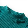 Langärmeliges dunkelgrünes Kinder-T-Shirt aus elastischem Strickstoff, Größe 128. von vidaXL, Kinder-T-Shirts - Ref: Foro24-1...