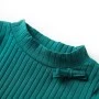 Langärmeliges dunkelgrünes Kinder-T-Shirt aus elastischem Strickstoff, Größe 104. von vidaXL, Kinder-T-Shirts - Ref: Foro24-1...