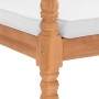 Batavia Stühle mit Kissen 2 Einheiten aus massivem Teakholz von vidaXL, Gartenstühle - Ref: Foro24-43056, Preis: 277,21 €, Ra...