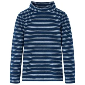 Kinder Langarmshirt in Marineblau, Größe 104. von vidaXL, Kinder-T-Shirts - Ref: Foro24-13935, Preis: 7,93 €, Rabatt: %