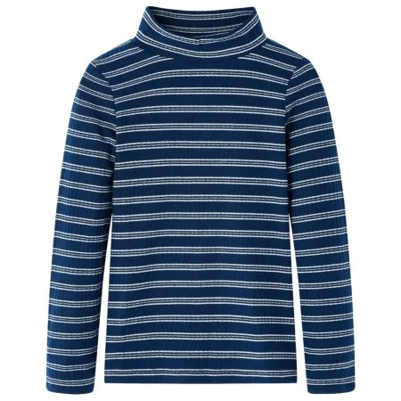 Kinder Langarmshirt in Marineblau, Größe 128. von vidaXL, Kinder-T-Shirts - Ref: Foro24-13937, Preis: 7,93 €, Rabatt: %