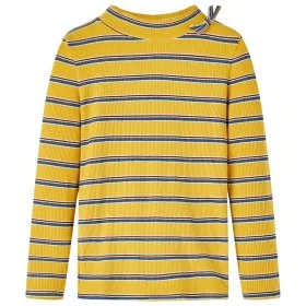 Kinder langärmliges T-Shirt in Ockerfarbe Größe 104 von vidaXL, Kinder-T-Shirts - Ref: Foro24-14110, Preis: 9,37 €, Rabatt: %