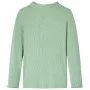 Kinder langärmliges T-Shirt mit hohem Kragen in dunklem Minzgrün, Größe 128. von vidaXL, Kinder-T-Shirts - Ref: Foro24-14332,...