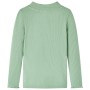Kinder langärmliges T-Shirt mit hohem Kragen in dunklem Minzgrün, Größe 128. von vidaXL, Kinder-T-Shirts - Ref: Foro24-14332,...