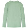 Kinder langärmliges T-Shirt mit hohem Kragen in dunklem Minzgrün, Größe 104. von vidaXL, Kinder-T-Shirts - Ref: Foro24-14330,...