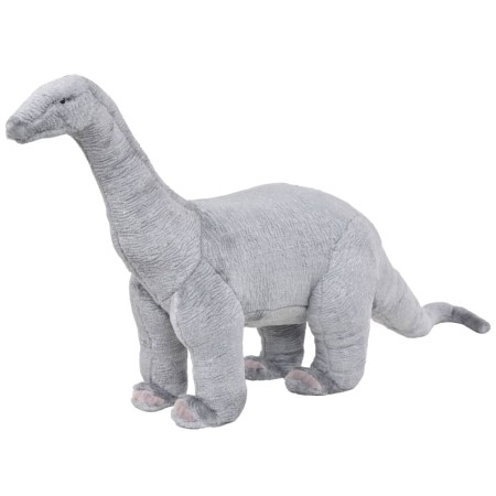 XXL grauer stehender Plüsch-Brachiosaurus-Dinosaurier von vidaXL, Stofftiere - Ref: Foro24-91345, Preis: 77,37 €, Rabatt: %