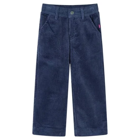 Pantalón infantil pana azul marino 92 de vidaXL, Pantalones de niños - Ref: Foro24-13914, Precio: 11,17 €, Descuento: %