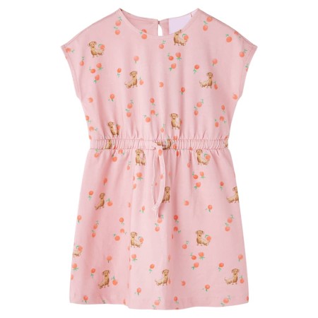 Kleid für Kinder mit hellorangefarbenem Kordelzug, Größe 92. von vidaXL, Kinderkleider - Ref: Foro24-14614, Preis: 15,32 €, R...