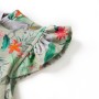 Vestido infantil con mangas volantes caqui claro 128 de vidaXL, Vestidos de niños - Ref: Foro24-14635, Precio: 14,85 €, Descu...