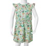 Kinderkleid mit hellen khakifarbenen Volantärmeln, Größe 128. von vidaXL, Kinderkleider - Ref: Foro24-14635, Preis: 14,85 €, ...