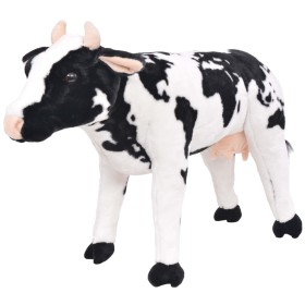 XXL schwarz-weiß stehende Plüschkuh von vidaXL, Stofftiere - Ref: Foro24-91342, Preis: 117,73 €, Rabatt: %