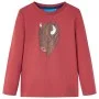 Kinder Langarmshirt rot 92 von vidaXL, Kinder-T-Shirts - Ref: Foro24-12999, Preis: 8,30 €, Rabatt: %