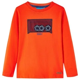 Kinder langärmliges T-Shirt in leuchtendem Orange, Größe 116. von vidaXL, Kinder-T-Shirts - Ref: Foro24-12726, Preis: 10,02 €...