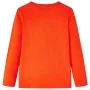 Kinderlangarmshirt in leuchtendem orangefarbenem Glanz 140 von vidaXL, Kinder-T-Shirts - Ref: Foro24-12808, Preis: 8,12 €, Ra...