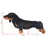Black XXL standing plush dachshund dog by vidaXL, Stuffed animals - Ref: Foro24-91333, Price: 61,49 €, Discount: %