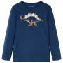 Kinder Langarmshirt in Marineblau, Größe 104. von vidaXL, Kinder-T-Shirts - Ref: Foro24-12860, Preis: 8,30 €, Rabatt: %