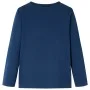 Kinder Langarmshirt in Marineblau, Größe 104. von vidaXL, Kinder-T-Shirts - Ref: Foro24-12860, Preis: 8,30 €, Rabatt: %