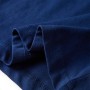 Kinder Langarmshirt in Marineblau, Größe 104. von vidaXL, Kinder-T-Shirts - Ref: Foro24-12860, Preis: 8,39 €, Rabatt: %