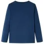 Camiseta infantil de manga larga azul marino 128 by vidaXL, Kids T-shirts - Ref: Foro24-12862, Price: 8,39 €, Discount: %
